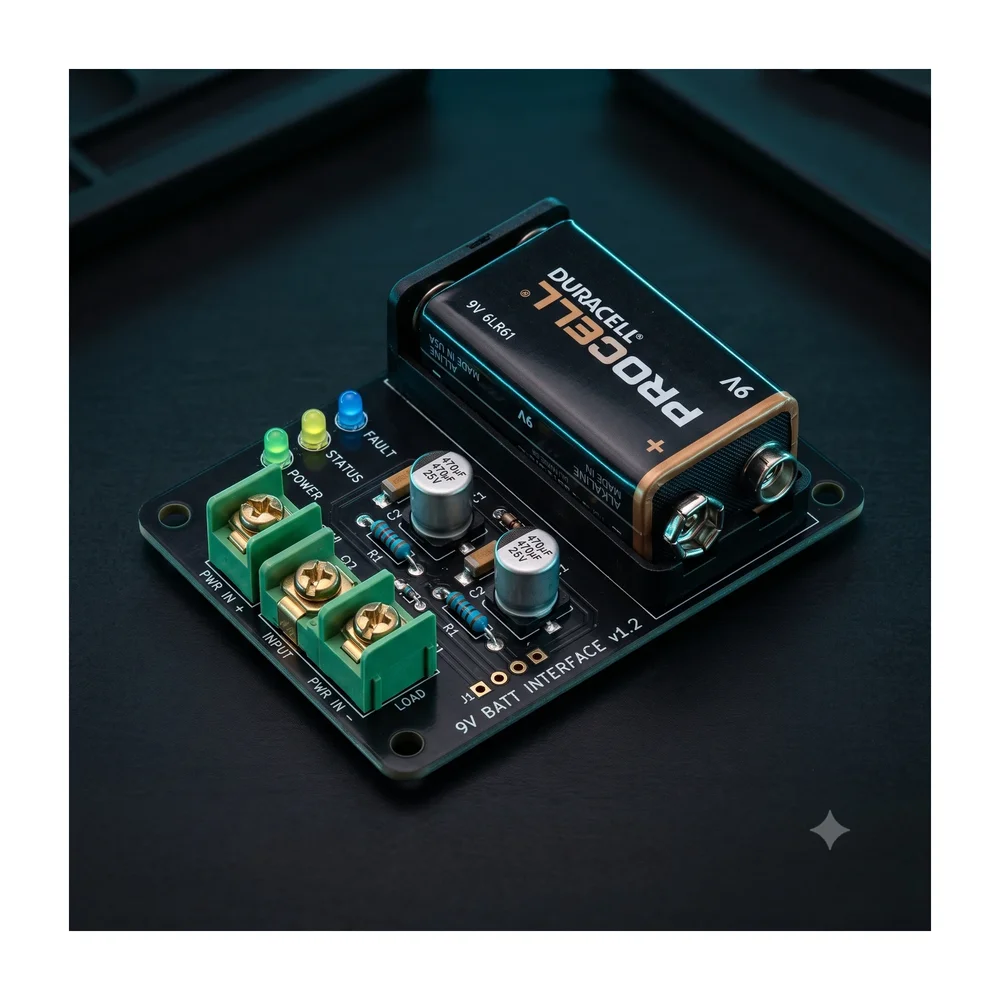 9 Volt Battery — Power & Components