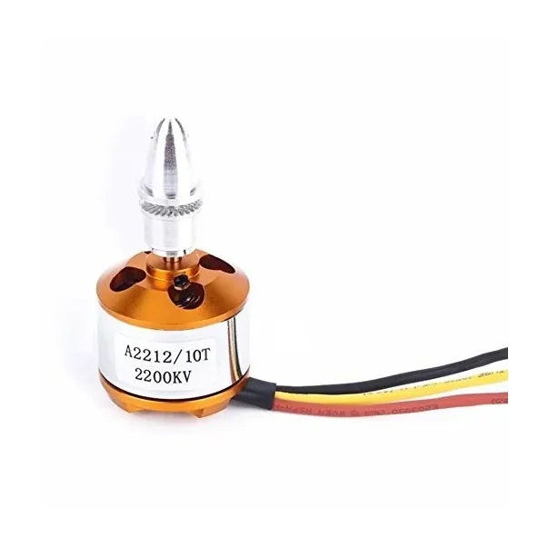 A2212 10T 1400KV Brushless Motor for Drone (Soldered Connector) — Motors & Actuators — Back view