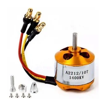 A2212 10T 1400KV Brushless Motor for Drone (Soldered Connector) — Motors & Actuators