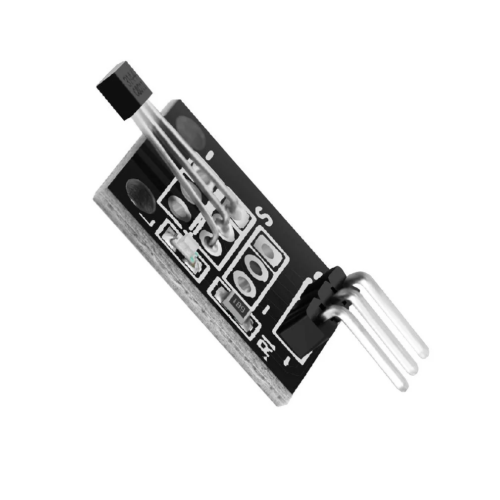A3144 Hall Effect Sensor Module — Sensors — Back view