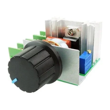 AC 220V 2000W SCR Voltage Regulator Dimmers Speed Controller Thermostat — Motors & Actuators — Detail / close-up