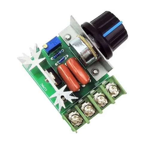 AC 220V 2000W SCR Voltage Regulator Dimmers Speed Controller Thermostat — Motors & Actuators — Pinout diagram