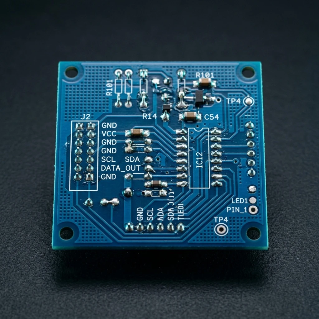 Triple Axis Accelerometer — Back view