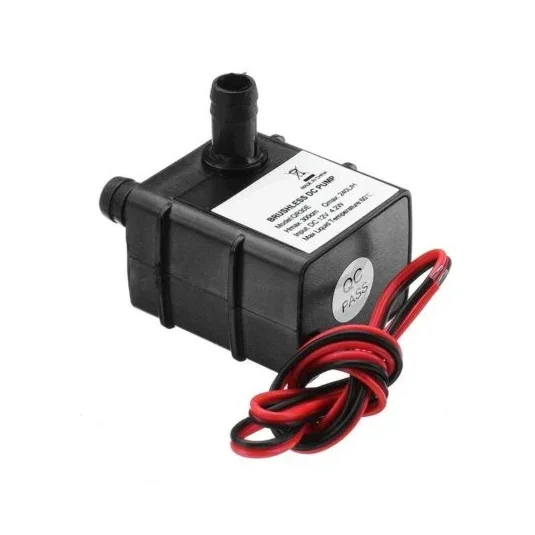 AD20P-1230C Ultra-Quiet DC 12V 3M 240L/H Brushless Submersible Water Pump with Cable 45cm — Motors & Actuators — Pinout diagram