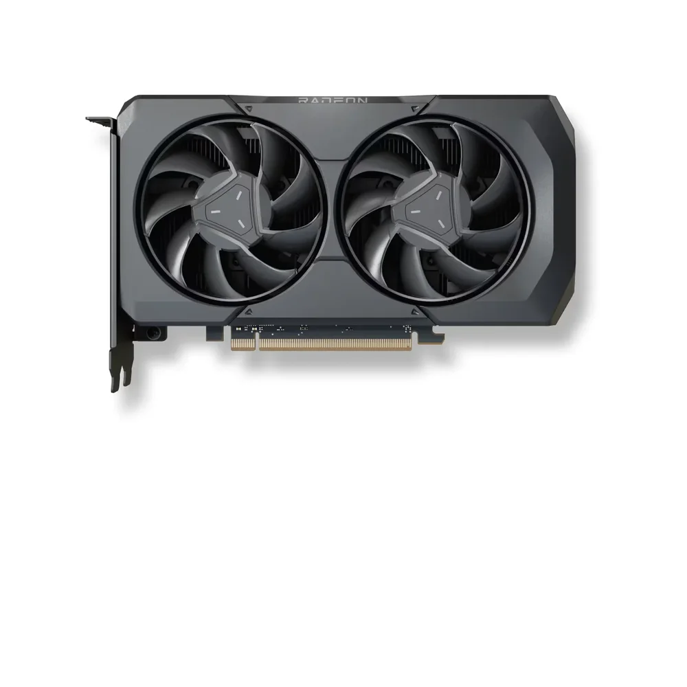 AMD Radeon RX 7600 (8 GB) — Back view