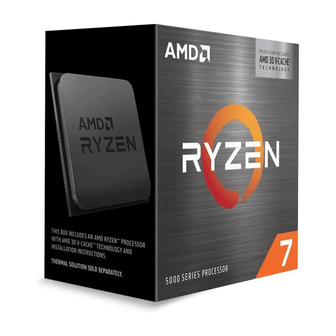 AMD Ryzen 7 5800X3D Processor 10th Anniversary Edition with Carbice Ice Pad — Detail / close-up