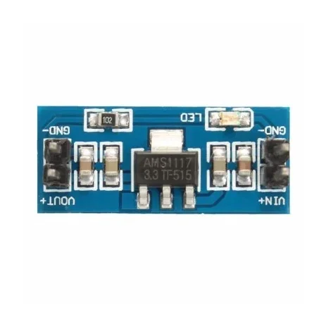 AMS1117 3.3V Power Supply Module — Power & Components — Back view