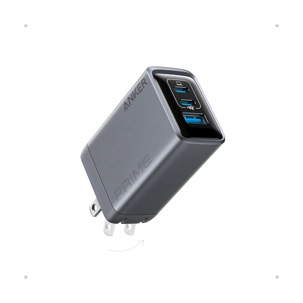 Anker 100W 3-Port GaN PD Charger — Detail / close-up