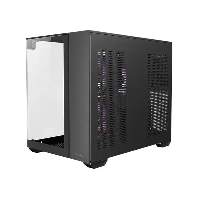 Antec CX800 ARGB Black Panoramic Mid Tower Case — Back view