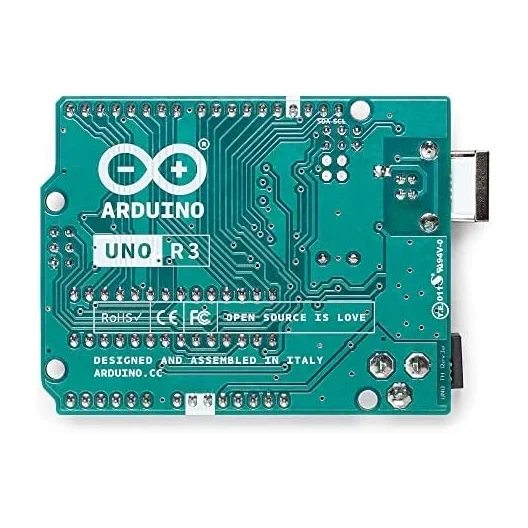 Arduino UNO — Back view