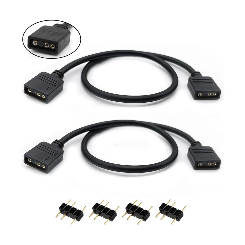 5V ARGB Splitter Cable (1-to-3) — Back view