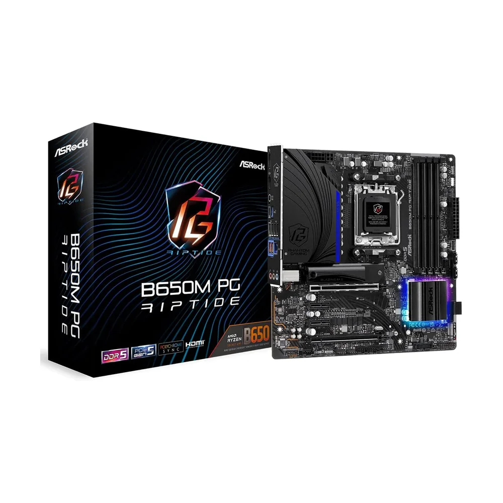 ASRock B650M PG Riptide WiFi — Motherboards