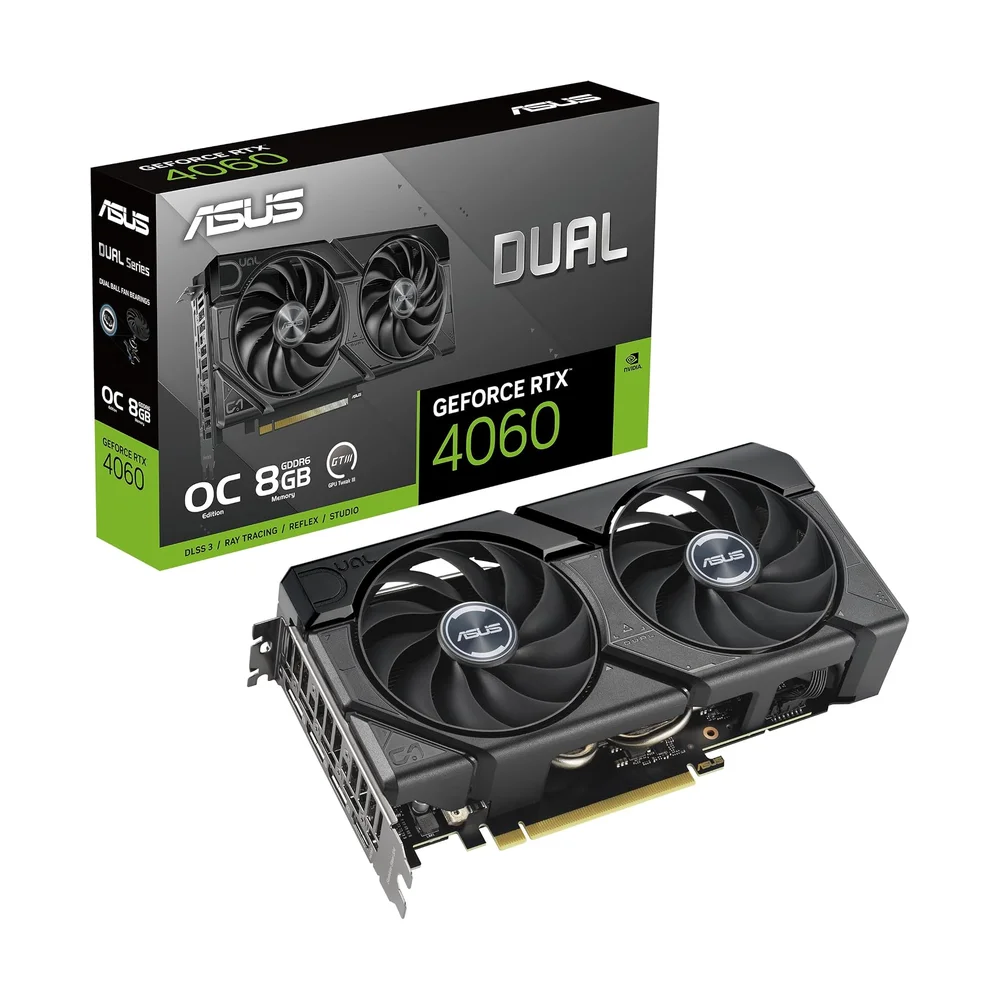 ASUS DUAL RTX 4060 (8 GB) — Detail / close-up