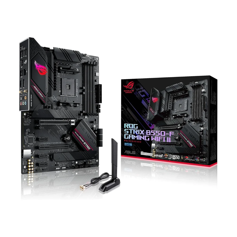 ASUS ROG Strix B550-F Gaming — Back view