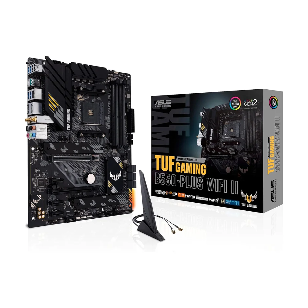 ASUS TUF Gaming B550-PLUS WiFi II — Back view