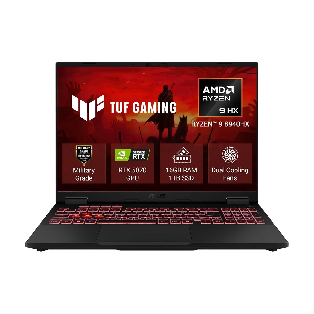 ASUS TUF Gaming RTX 5070 Ti (16 GB) — Back view