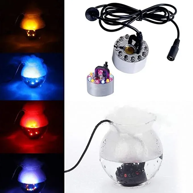 Black Plastic DC24V 20MM 12LED Air Humidifier Mist Maker Nebulizer — Sensors — Detail / close-up