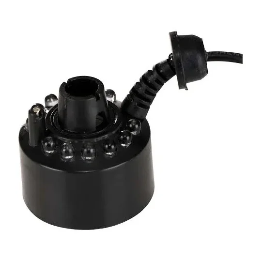 Black Plastic DC24V 20MM 12LED Air Humidifier Mist Maker Nebulizer — Sensors