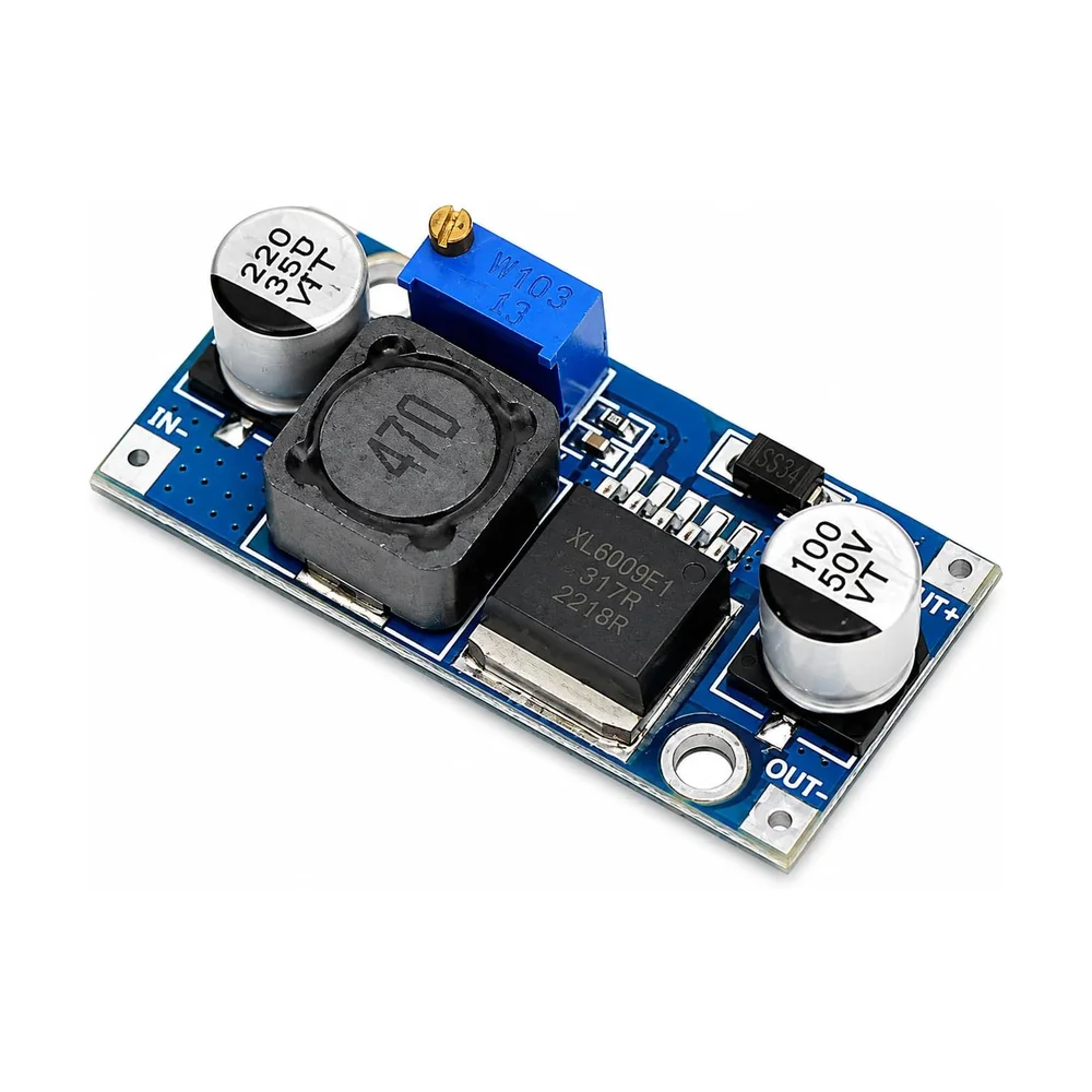 XL6009 4A Boost Converter Module — Detail / close-up
