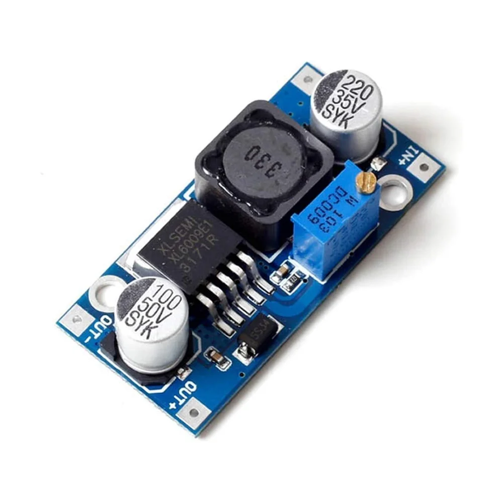 XL6009 4A Boost Converter Module — Power & Components