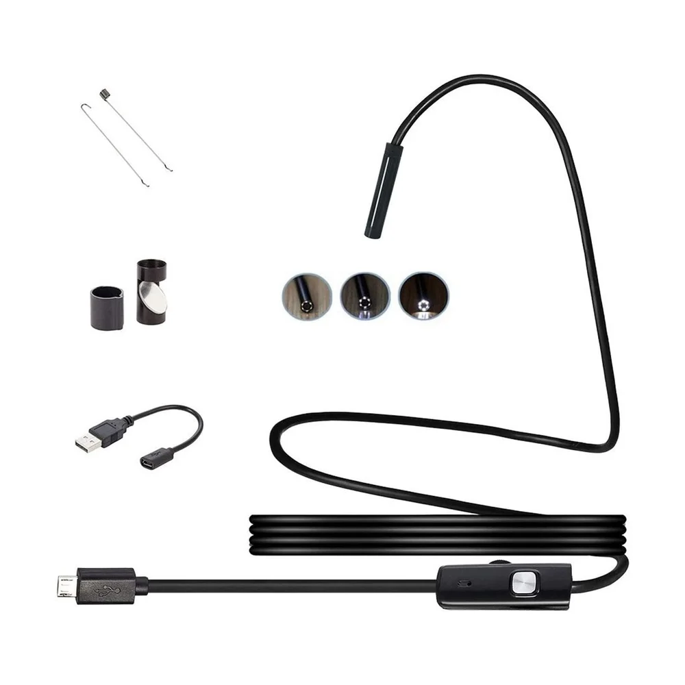 USB Borescope Camera 5m (1080p, IP67) — Tools