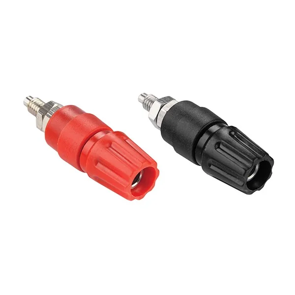 BTI-15 15A Panel Mount Terminal Connector – Red & Black Pair — Connectors & Wires