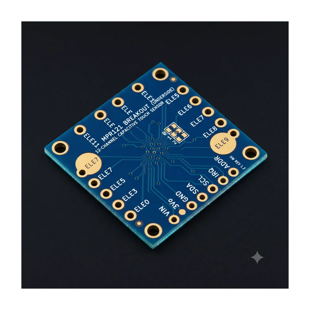 Capacitive Touch Module MPR121 — Back view