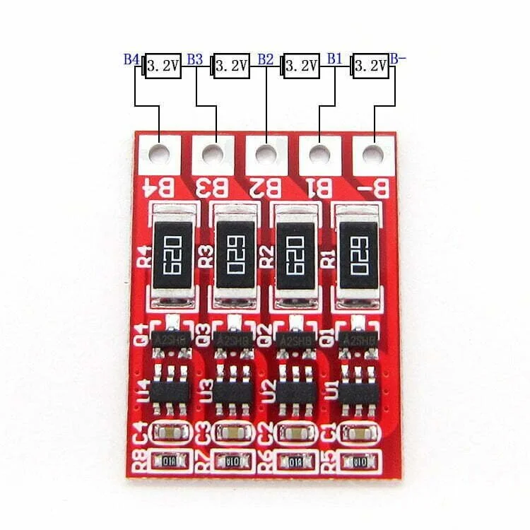 Charging Ballance Plate (4 String 3.2V Lpf) — Power & Components — Back view