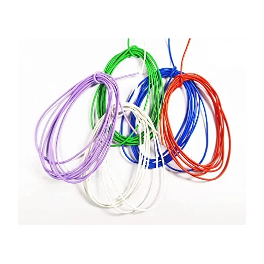 Combo of 6 Color Multi Strand Flexible Hookup Wire 7/42  PVC Insulated Electric Wire 1 Meter Each — Sensors — Pinout diagram