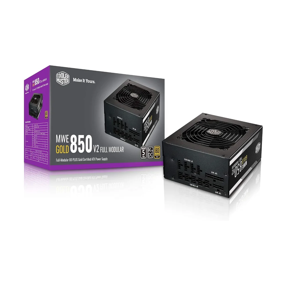 Cooler Master MWE Gold 750 V2 — Detail / close-up