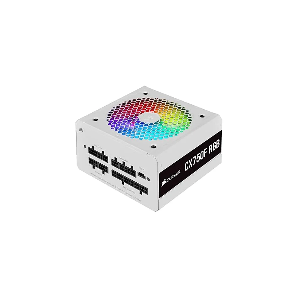 Corsair CX750F RGB 750W 80+ Bronze — Detail / close-up