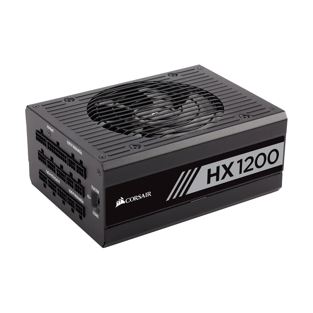 Corsair HX1200 1200W 80+ Platinum — Back view