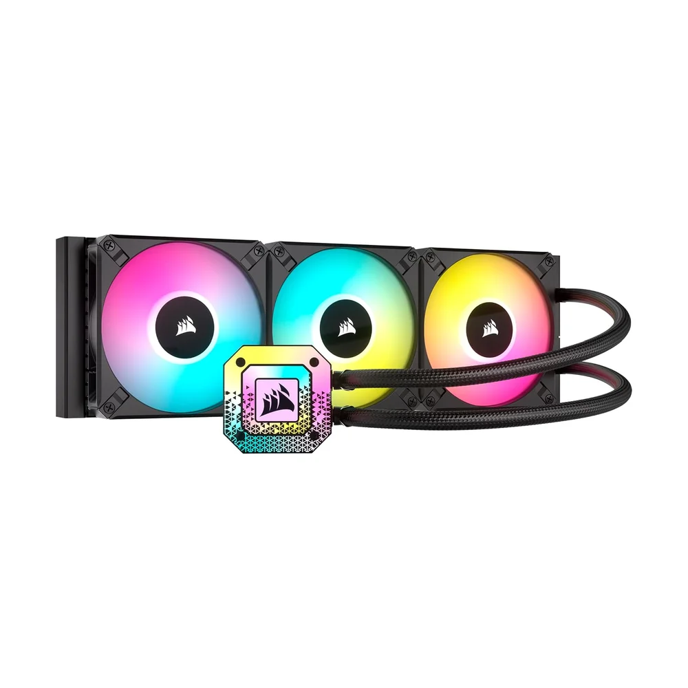 Corsair iCUE H150i ELITE LCD XT — Back view