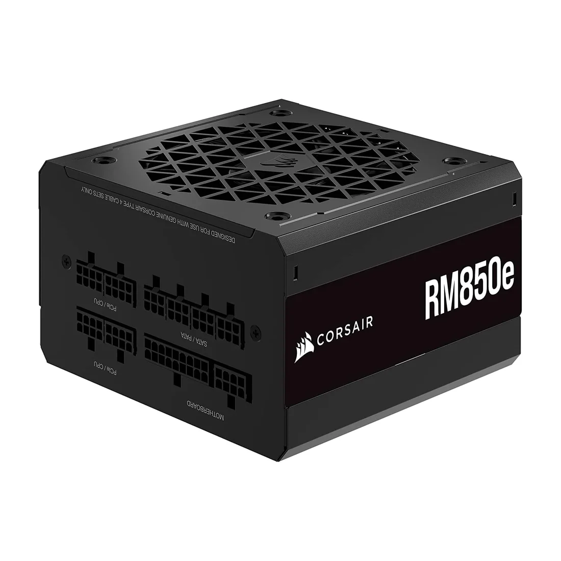 Corsair RM850e ATX 3.1 Gold Fully Modular Power Supply (850W) — Back view
