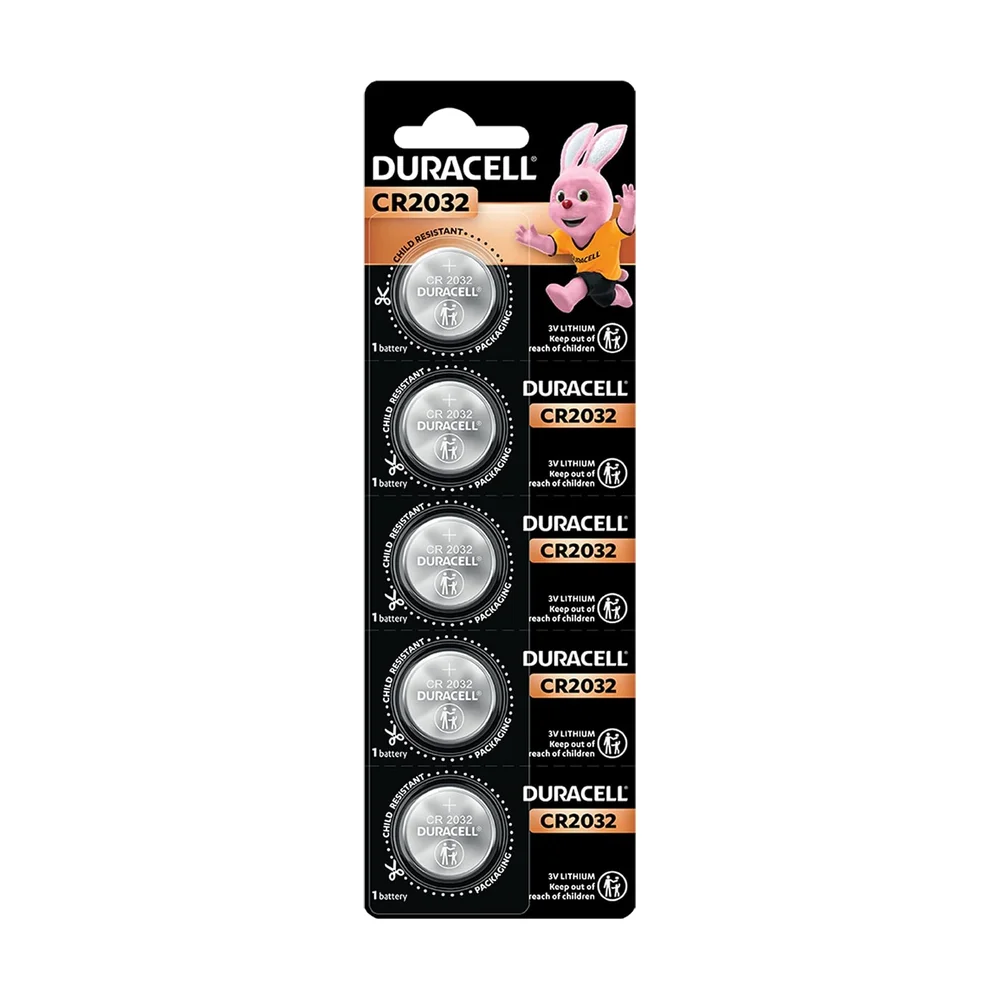 CR2032 Lithium Coin Cell (10 pc) — Detail / close-up