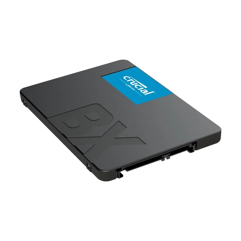 Crucial MX500 1 TB SATA SSD — Detail / close-up