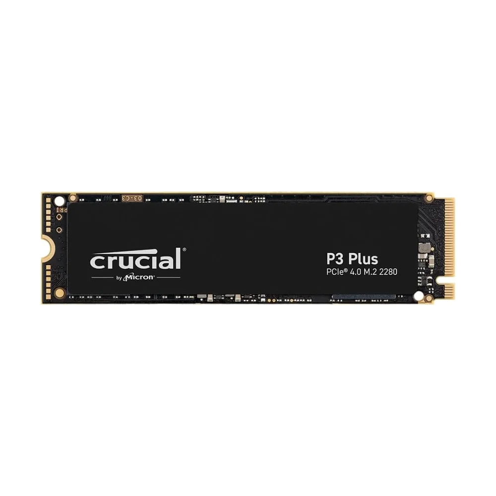 Crucial P5 Plus 1 TB NVMe — Detail / close-up