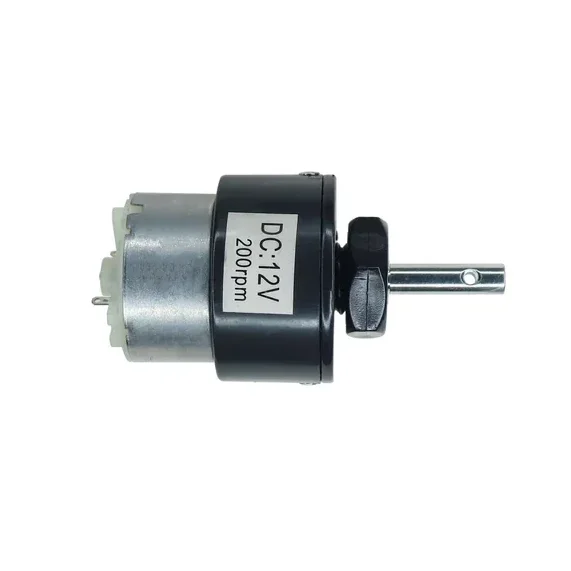 DC 12V 200RPM Gear Motor Centre Shaft DC Geared Motor Heavy Duty Motor for Robotics — Motors & Actuators