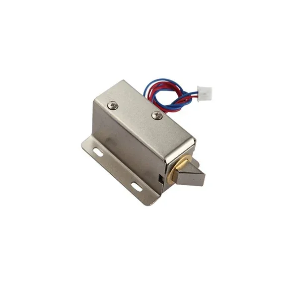 DC 12V Cabinet Door Lock Electric Lock Assembly Solenoid — Motors & Actuators — Back view