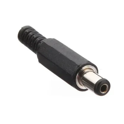 DC Power Connector Male 5.5mm × 2.1mm Barrel Plug — Connectors & Wires