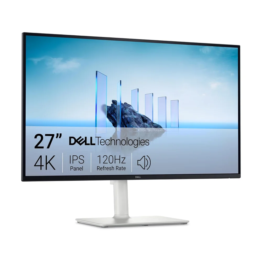 Dell UltraSharp U2723QE 27" 4K USB-C Hub — Back view