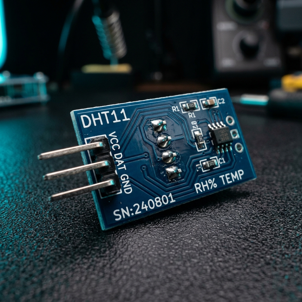 DHT11 Digital Temperature and Humidity Sensor Module 3.3V-5V for Arduino & Raspberry Pi — Sensors — Back view