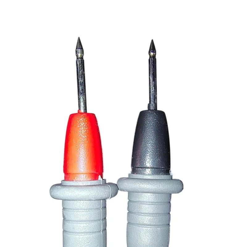 Digital Multimeter Test Leads with Ultra Sharp Needle Probe & Banana Plug CAT III 1000V 10A — Sensors — Back view