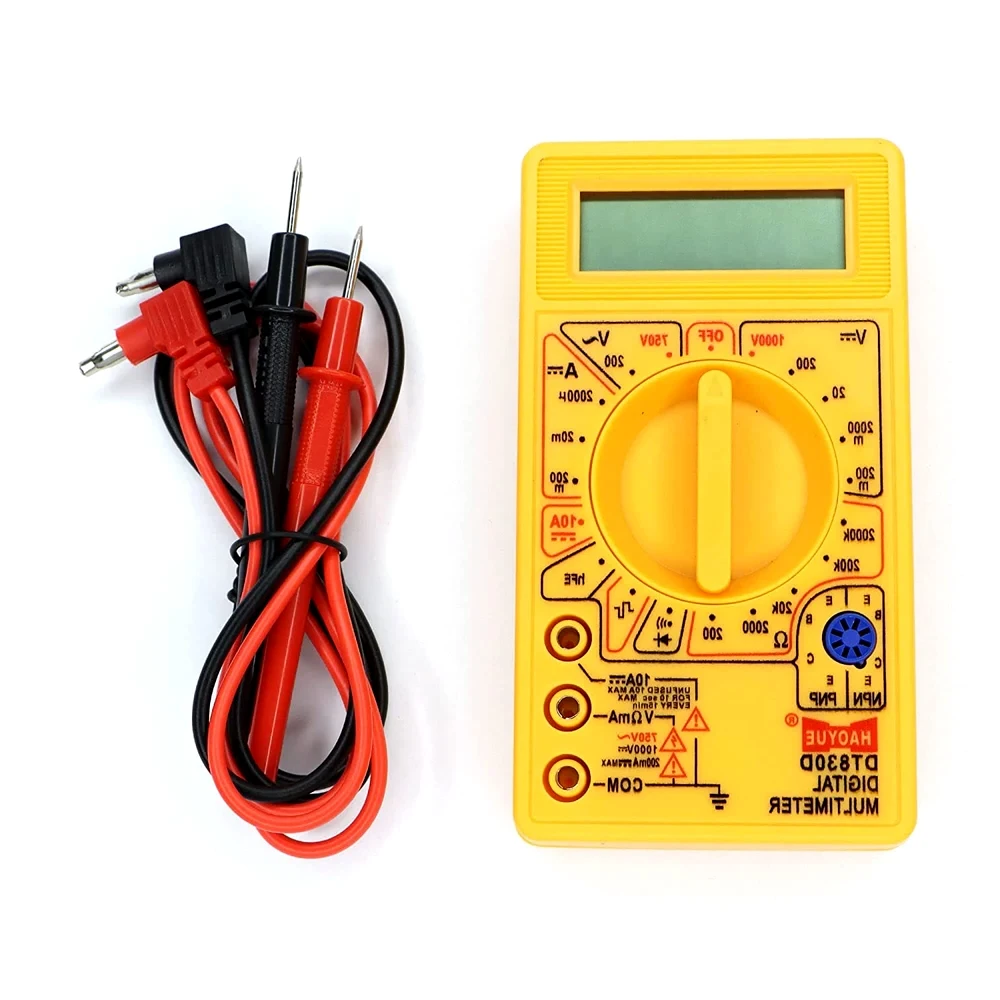 Digital Multimeter — Back view
