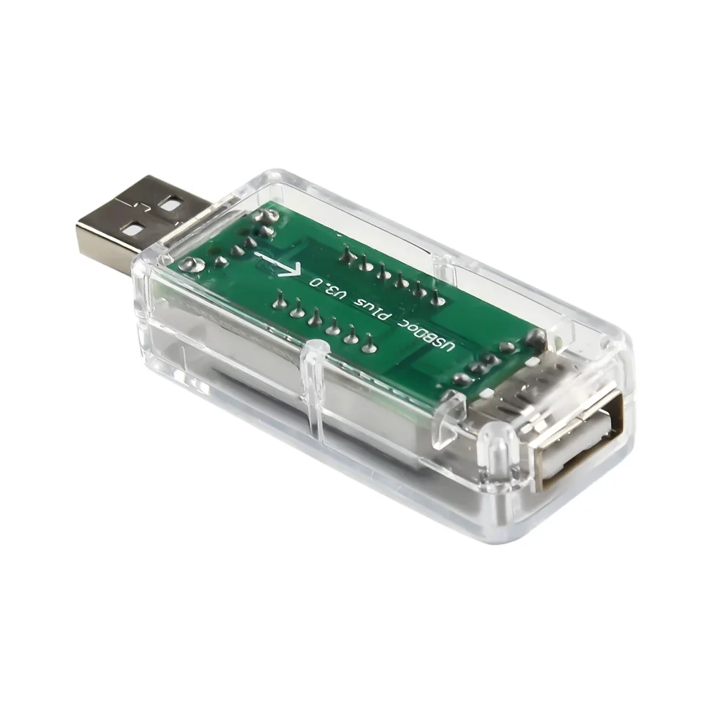 Digital USB Mobile Power Charging Current Voltage Tester Meter — Power & Components — Back view