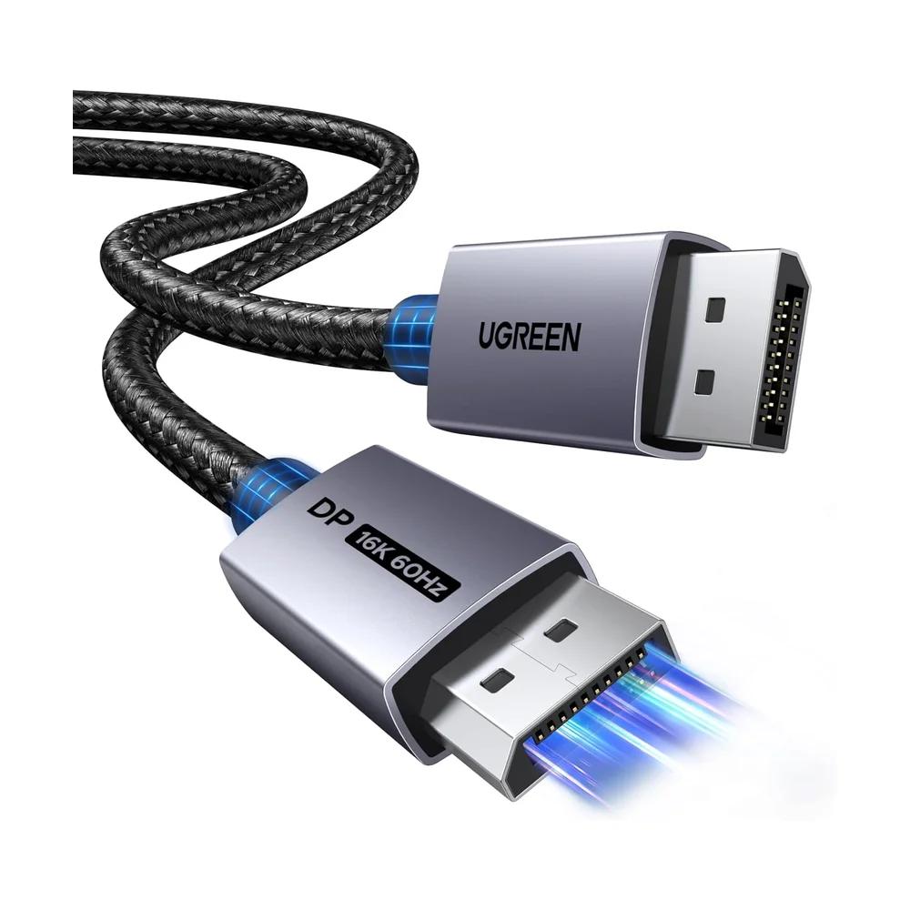 DisplayPort 1.4 Cable 2m — Back view