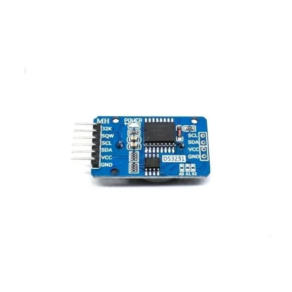 DS3231 RTC Memory Module Precise Real Time Clock I2C-AT24C32 — Power & Components — Back view