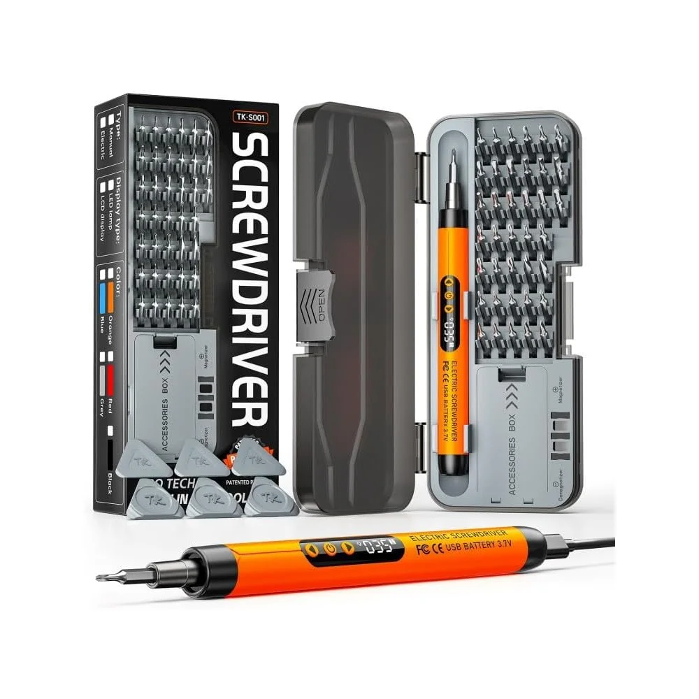 Rechargeable Electric Precision Screwdriver — Detail / close-up