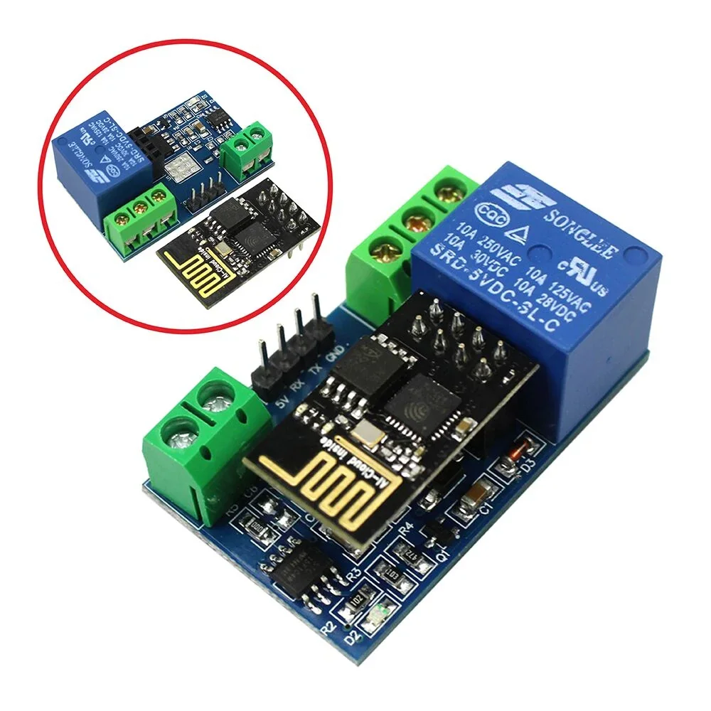 ESP8266 WiFi 5V 1 Channel Relay Module Good Quality — Power & Components