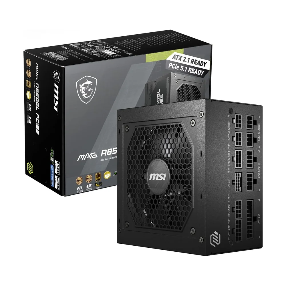 EVGA SuperNOVA 850 G6 850W Gold — Back view